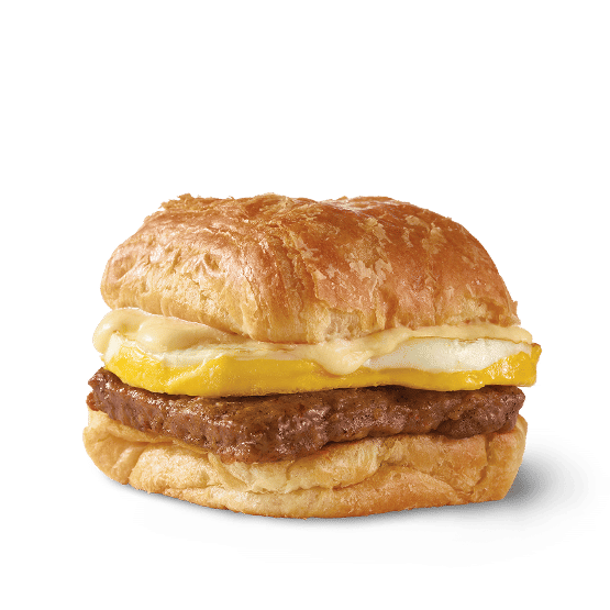 Sausage, Egg & Swiss Croissant — view 1