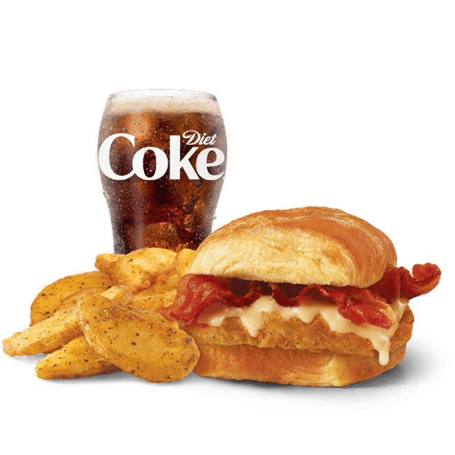 Maple Bacon Chicken Croissant Combo