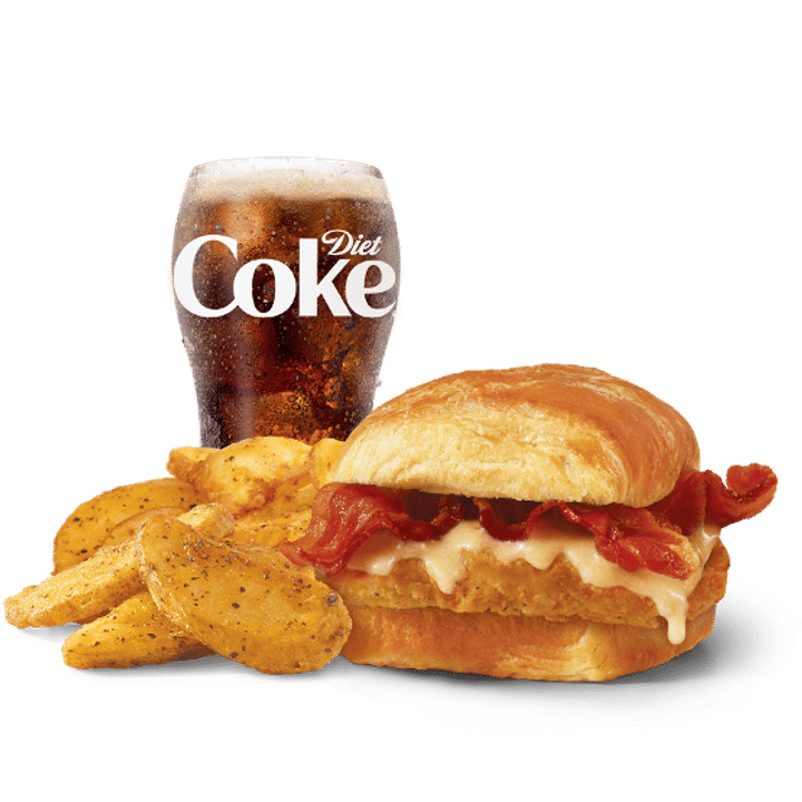 Maple Bacon Chicken Croissant Combo