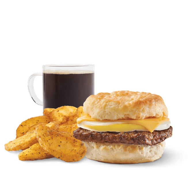 Sausage, Egg & Cheese Biscuit Combo