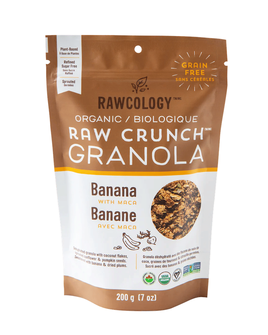 Banana with Maca Raw Crunch Granola