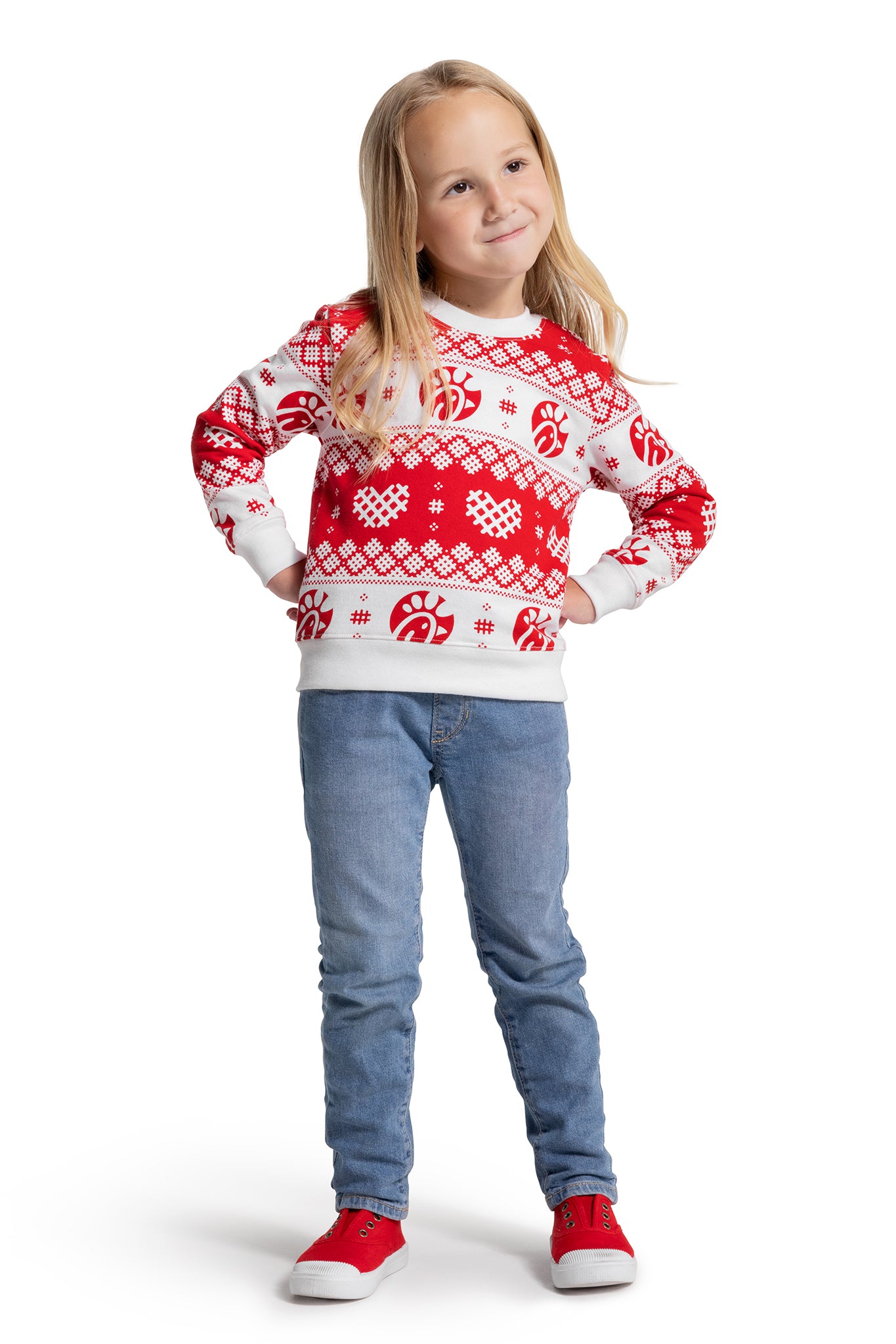 Waffly Wonderful Kids Crewneck
