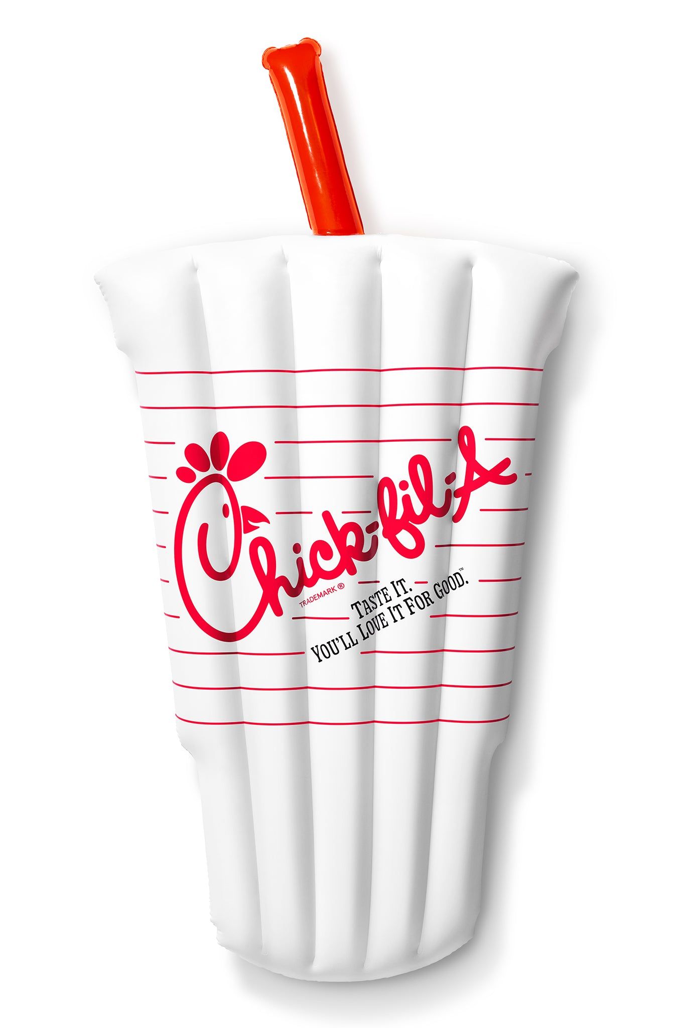 Retro Chick-fil-A™ Striped Large Cup Pool Float