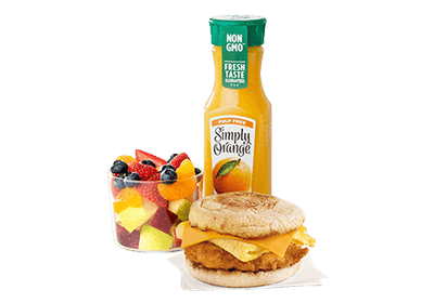 Chicken, Egg, & Cheese Muffin Meal