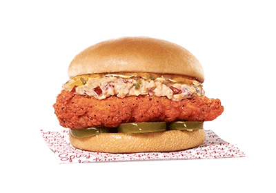 Honey Pepper Pimento Sandwich w/ Spicy Filet