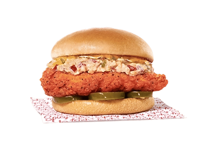 Honey Pepper Pimento Chicken Sandwich w/ Spicy Filet Meal
