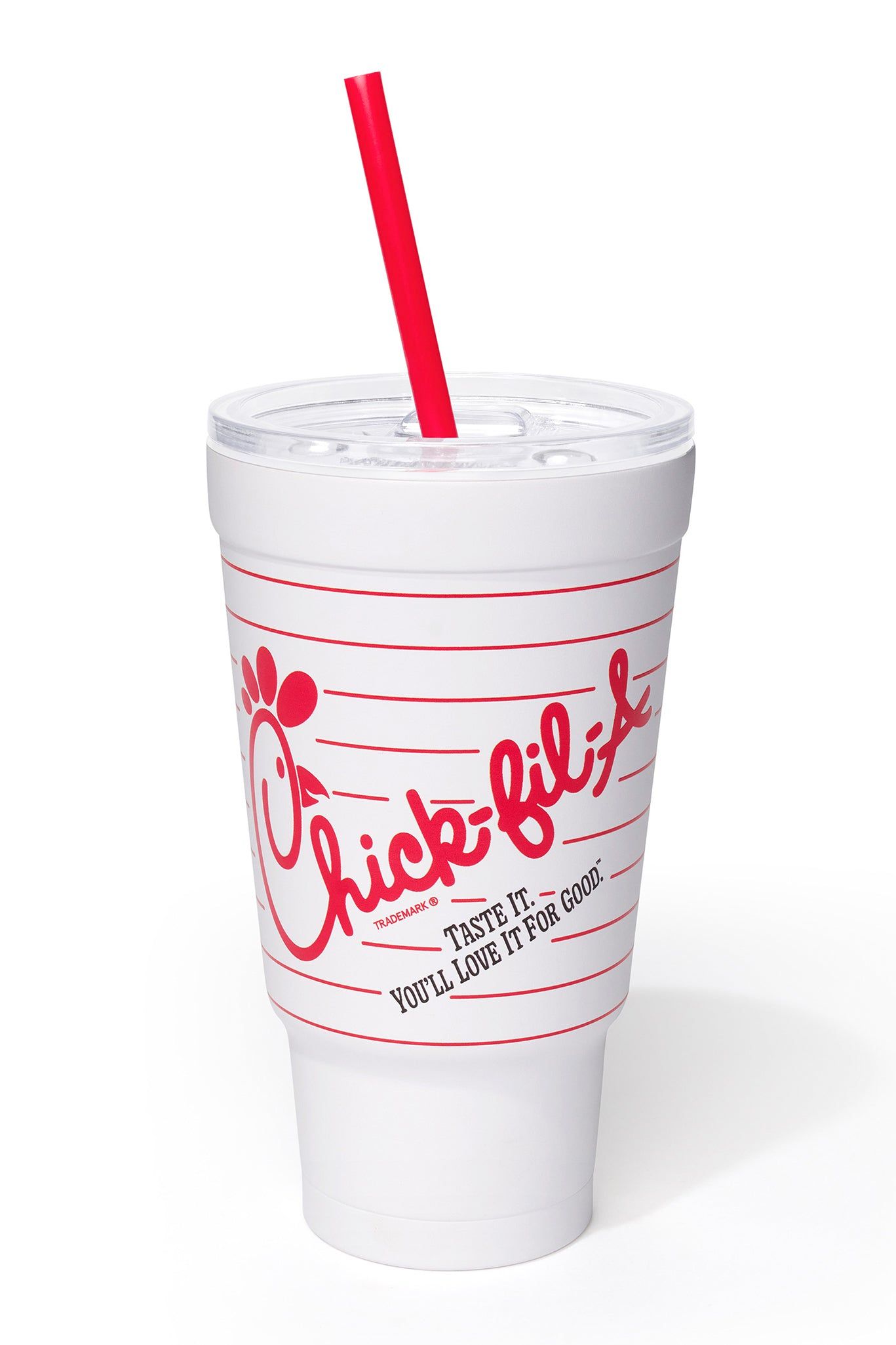 Retro Chick-fil-A™ Striped 24oz Insulated Tumbler