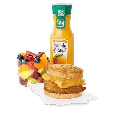 Chicken, Egg & Cheese Biscuit Meal