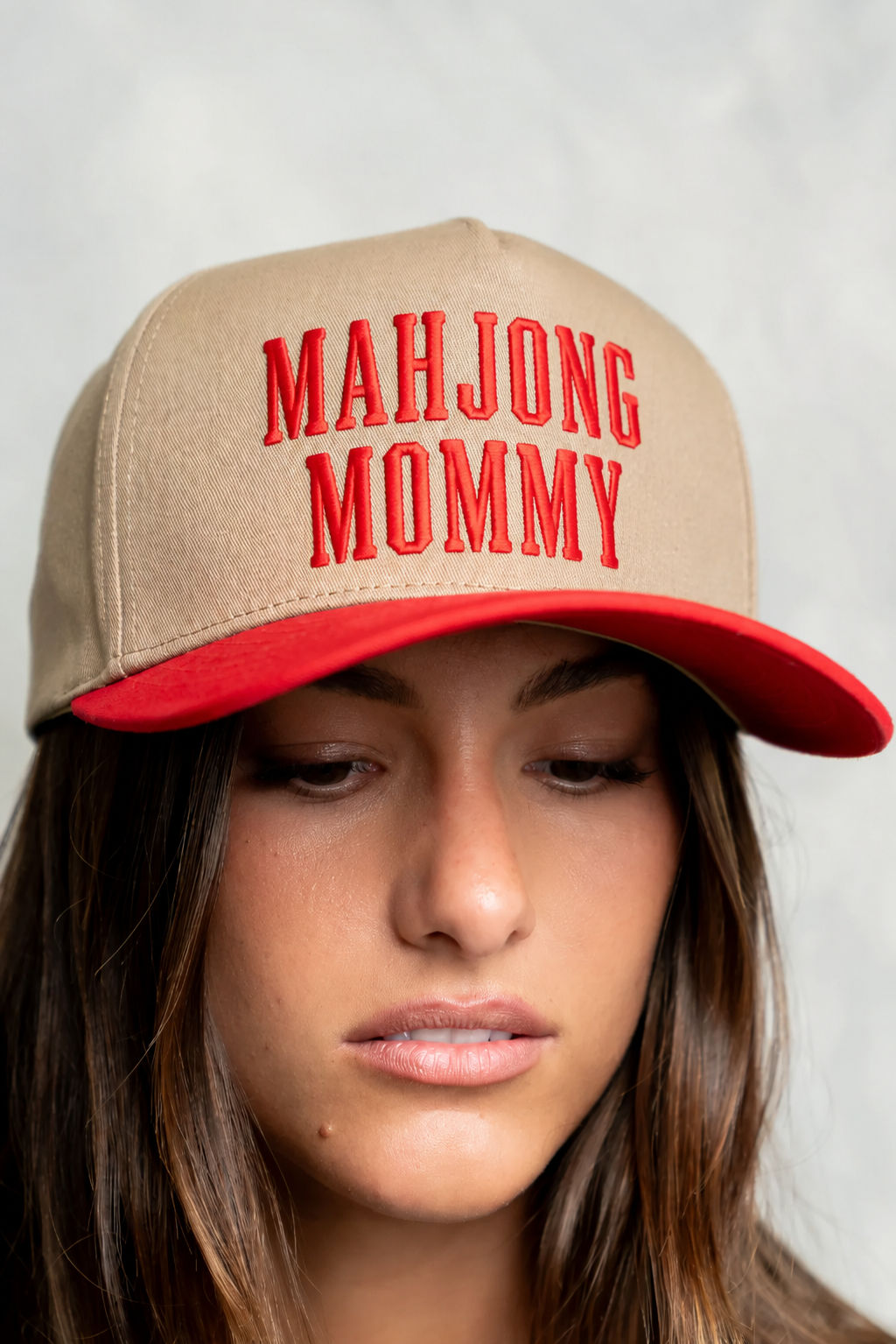Mahjong Mommy Varsity Cap