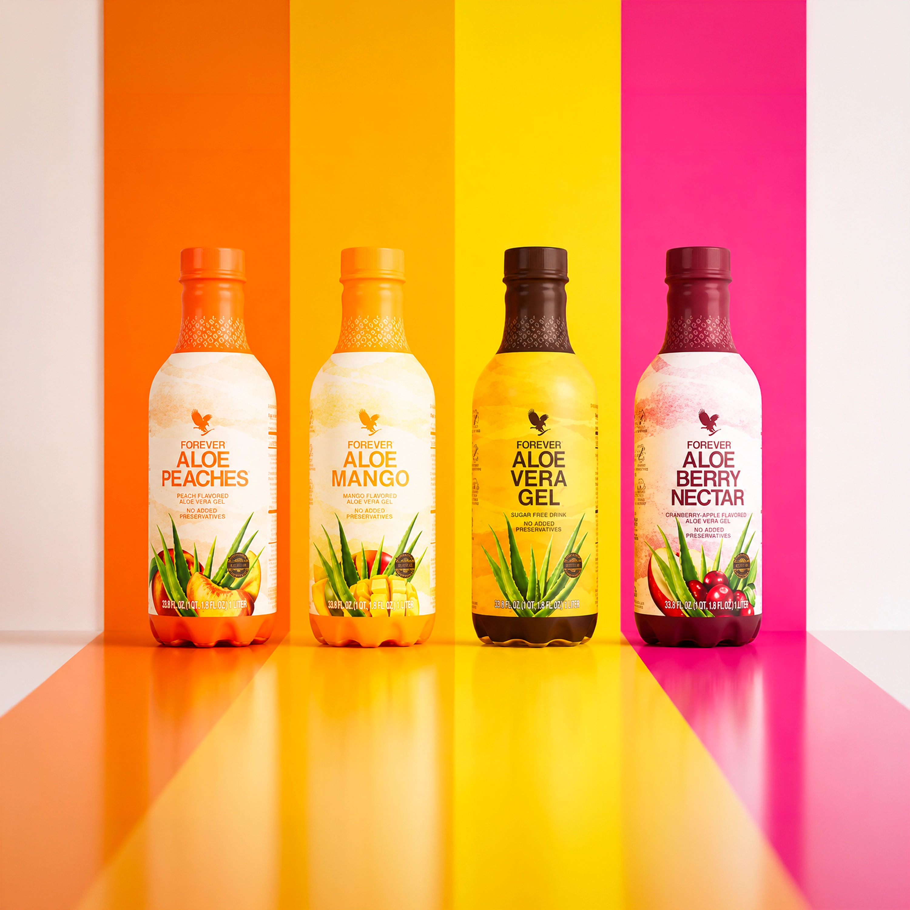 Daily Aloe Starter Set — Aloe Vera Gel, Aloe Berry Nectar, Aloe Peaches