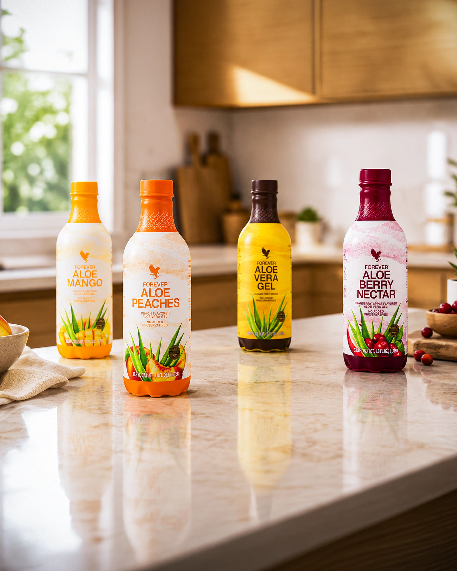 Daily Aloe Starter Set — Aloe Vera Gel, Aloe Berry Nectar, Aloe Peaches