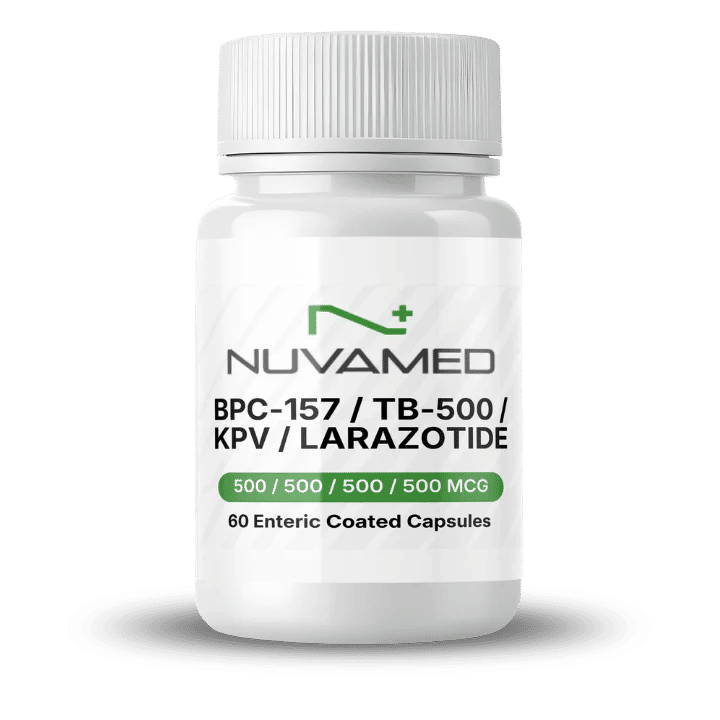 BPC-157 500mcg |TB-500 500mcg | KPV 500mcg | Larzarotide 500mcg (Capsules)