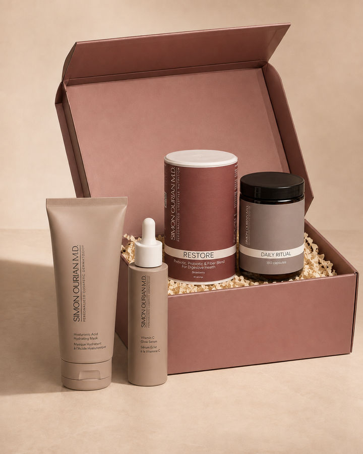 Get your personalized routine with products tailored for you.