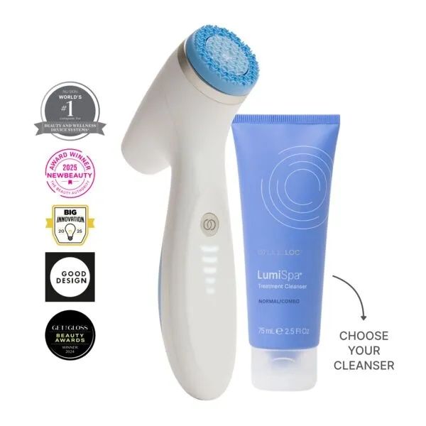 ageLOC® LumiSpa® iO Blue + Treatment Cleanser Bundle
