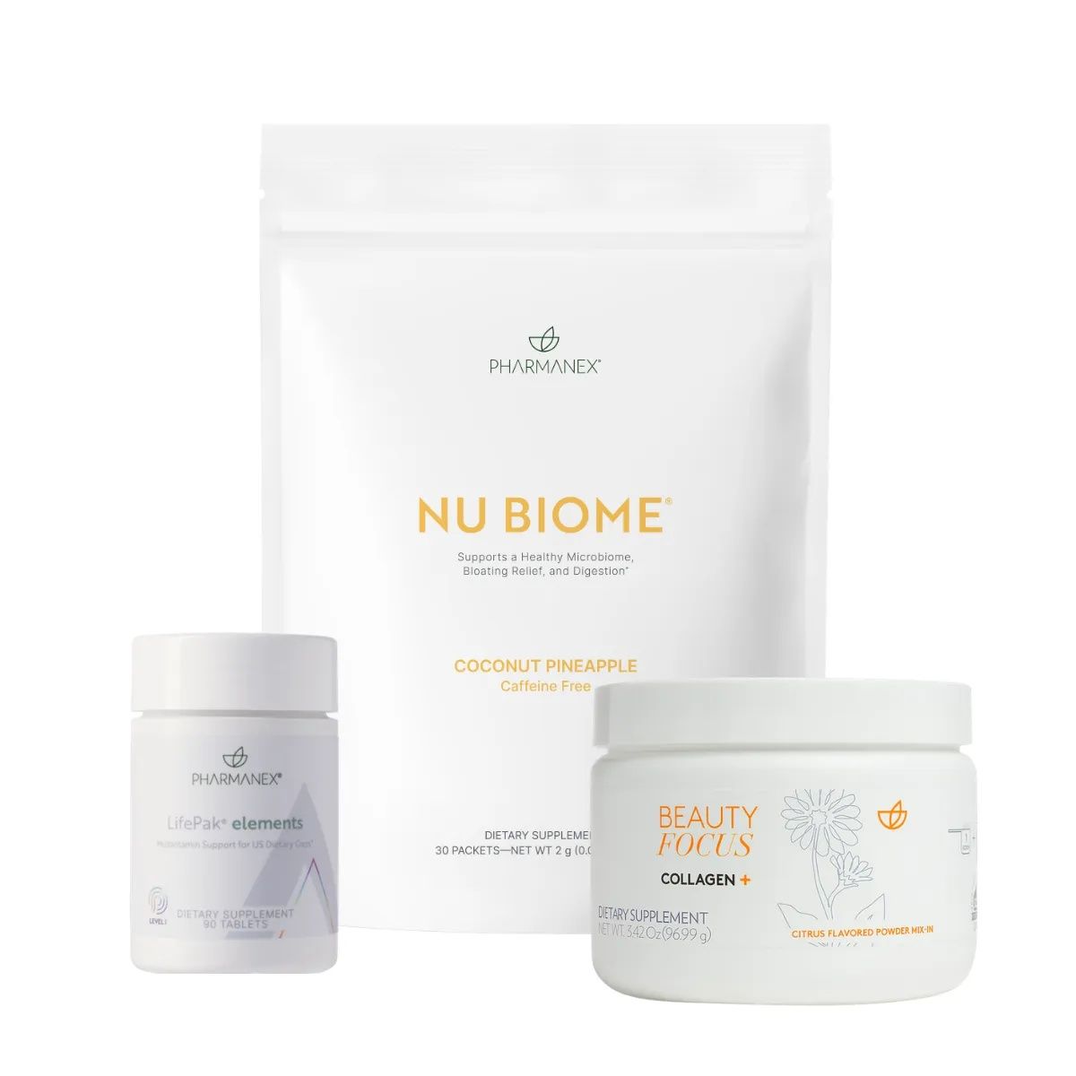 LifePak® Elements + Nu Biome® + Collagen+