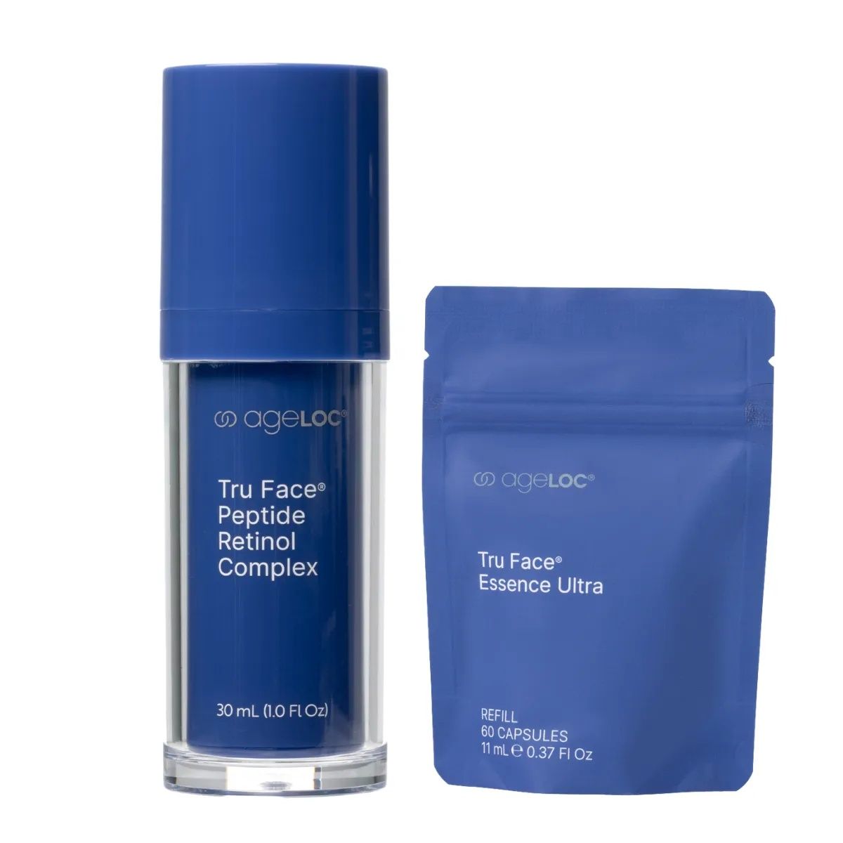 ageLOC® Tru Face® Peptide Retinol Complex + ageLOC® Tru Face® Essence Ultra Refill Pouch