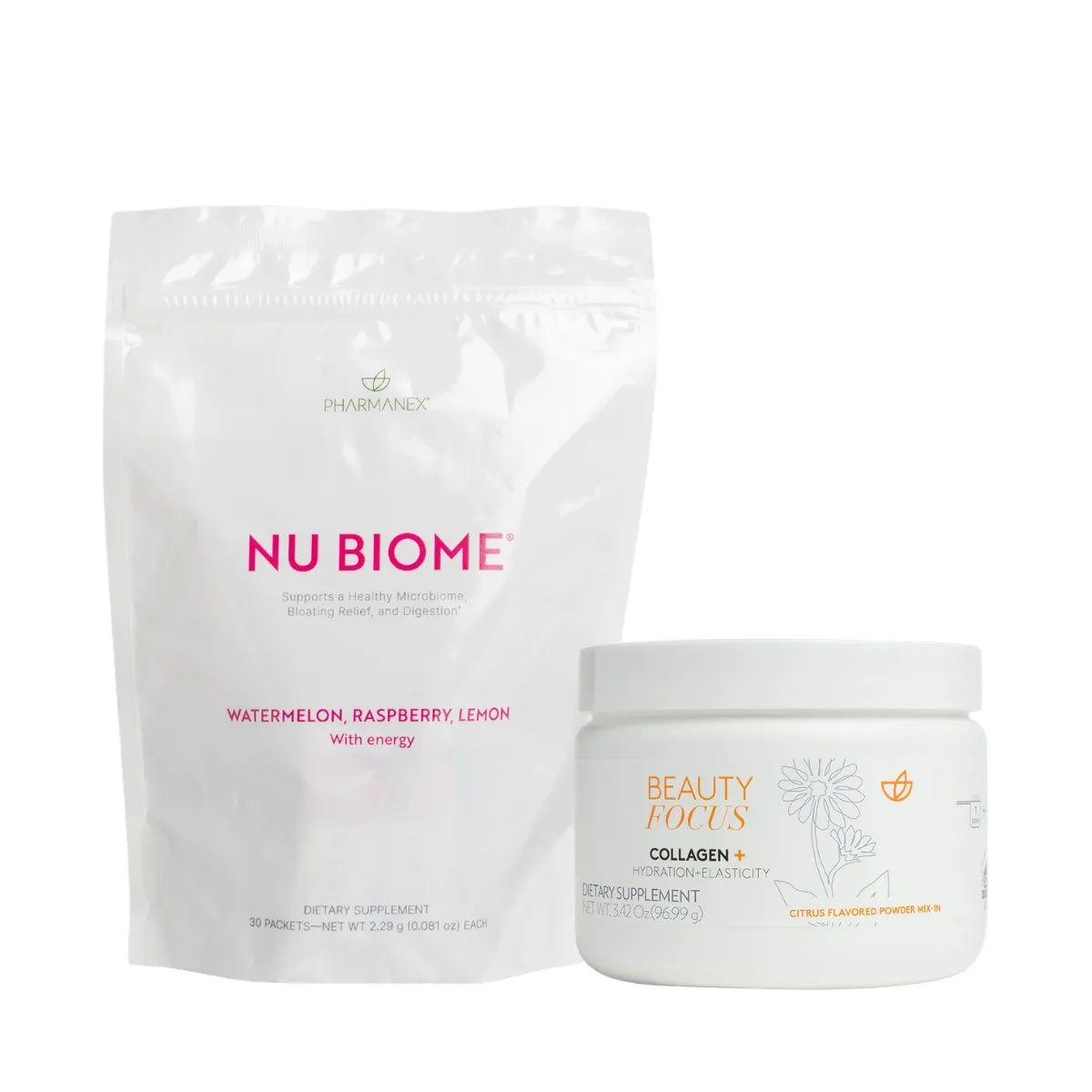 Beauty Focus® Collagen+ & Pharmanex® Nu Biome® Bundle