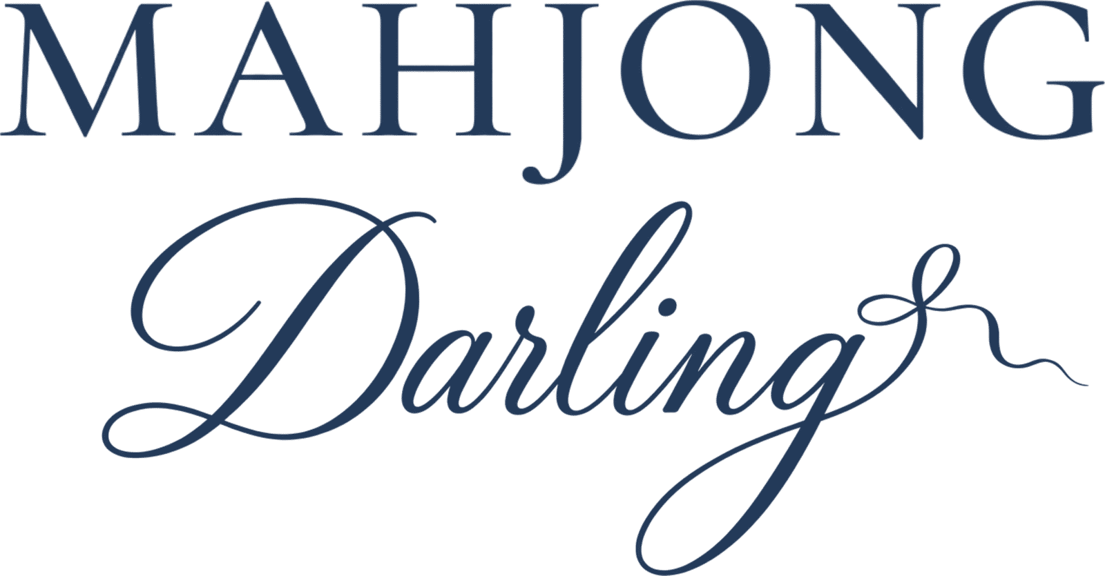 Mahjong Darling stacked logo