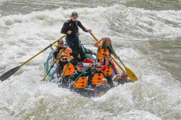 Teton Whitewater rafters on the Snake River