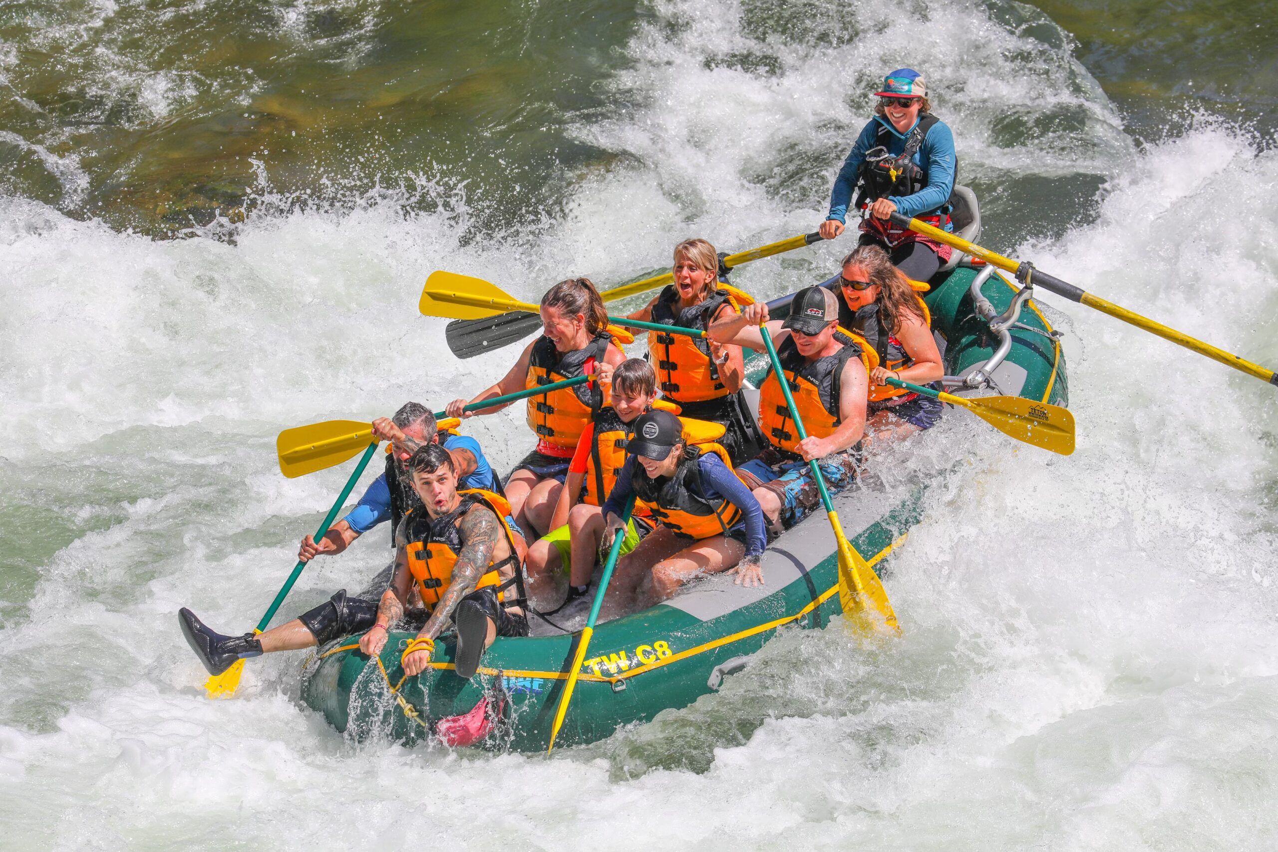Small Boat Whitewater Rafting