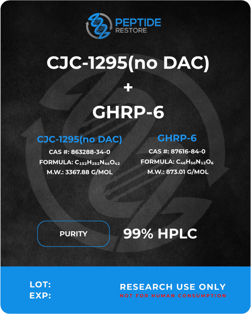 CJC-1295 (No DAC) + GHRP-6 (Blend), 5/5mg