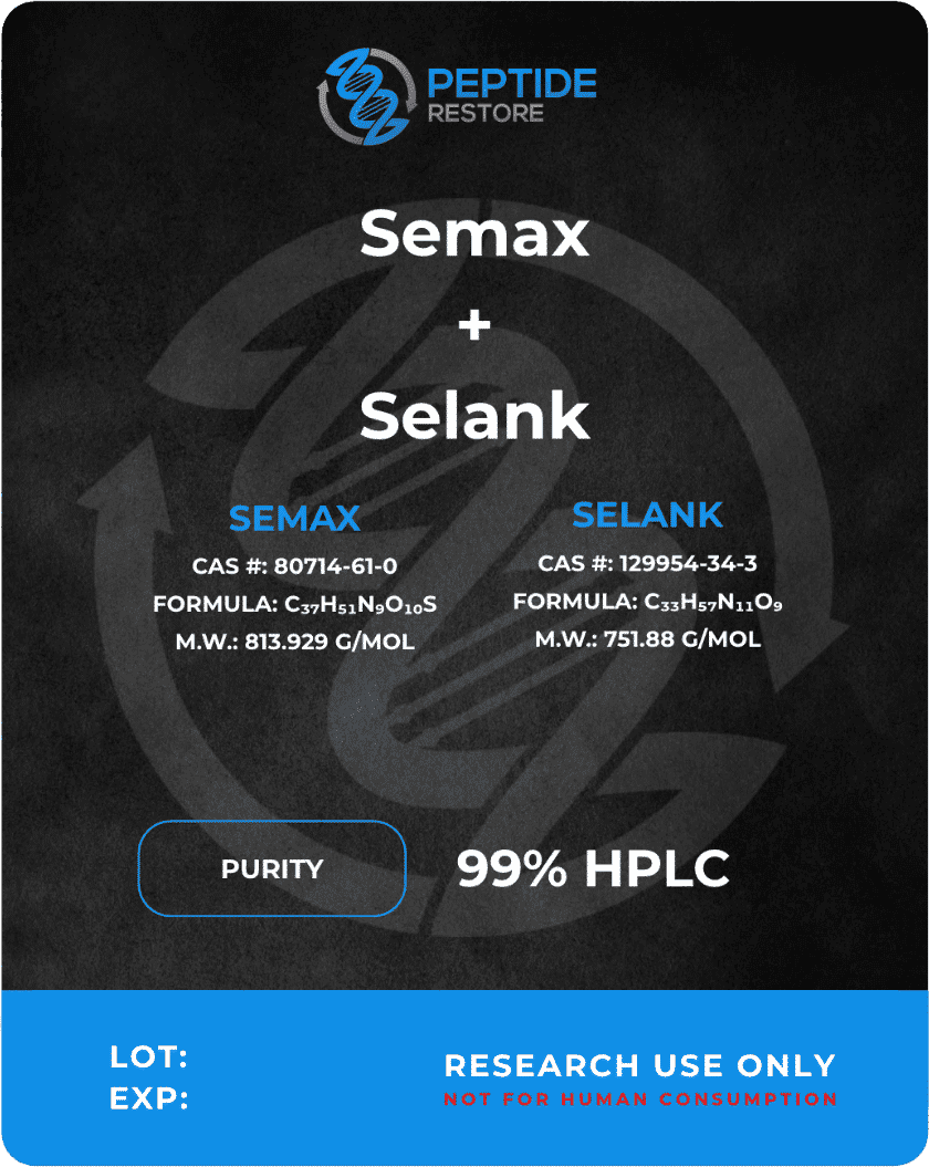 Semax + Selank, 10/10mg
