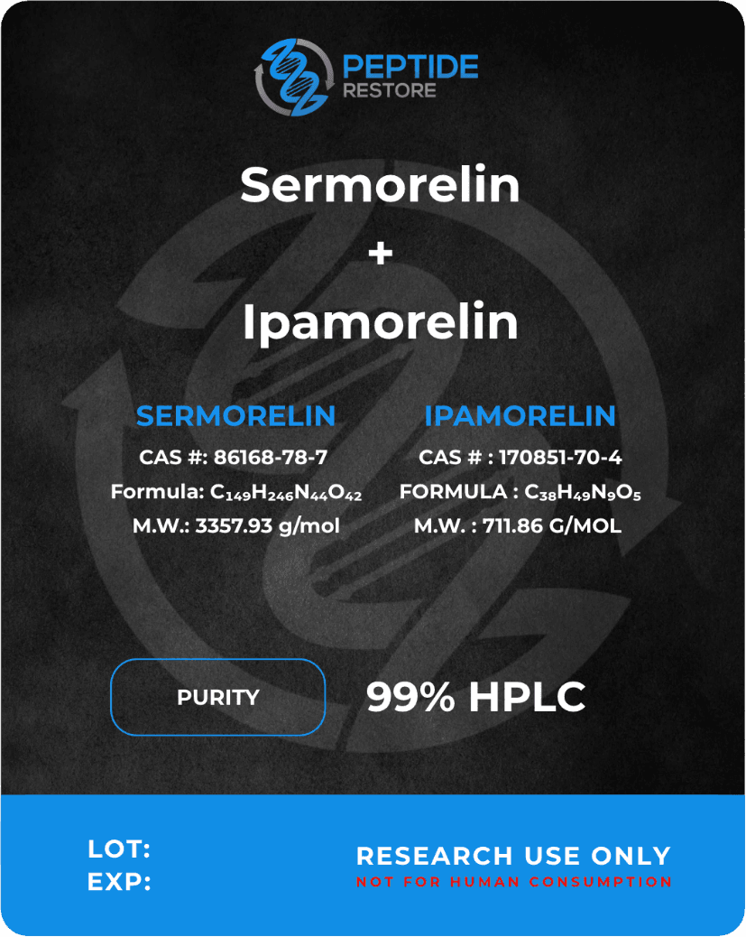 Sermorelin + Ipamorelin (Blend), 5/5mg