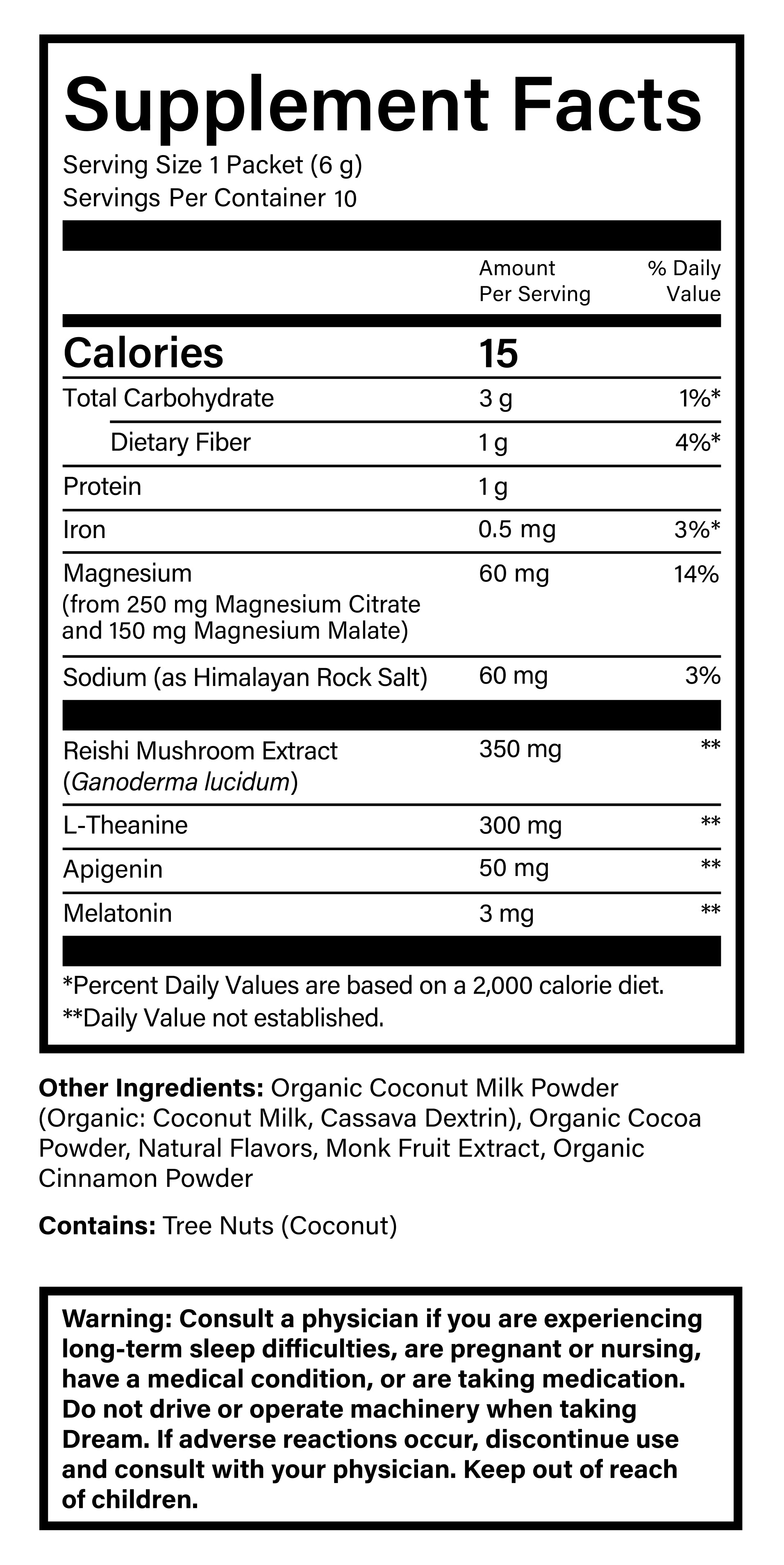 Cinnamon Cocoa Dream Powder - 10 Servings — view 3