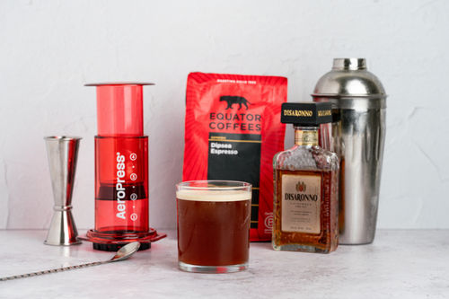AeroPress Tropical Coffee Amaretto Sour