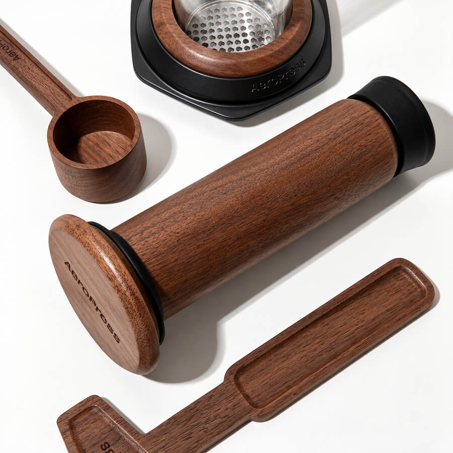 AeroPress Coffee Maker - Premium Walnut — view 6