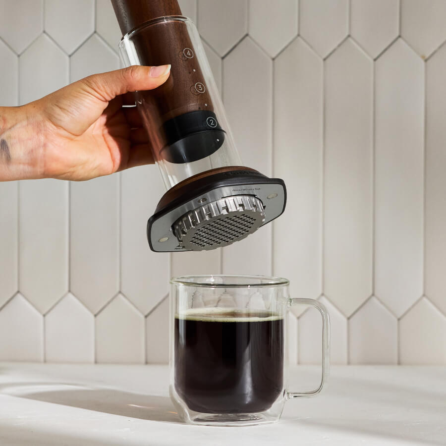 AeroPress Coffee Maker - Premium Walnut — view 8