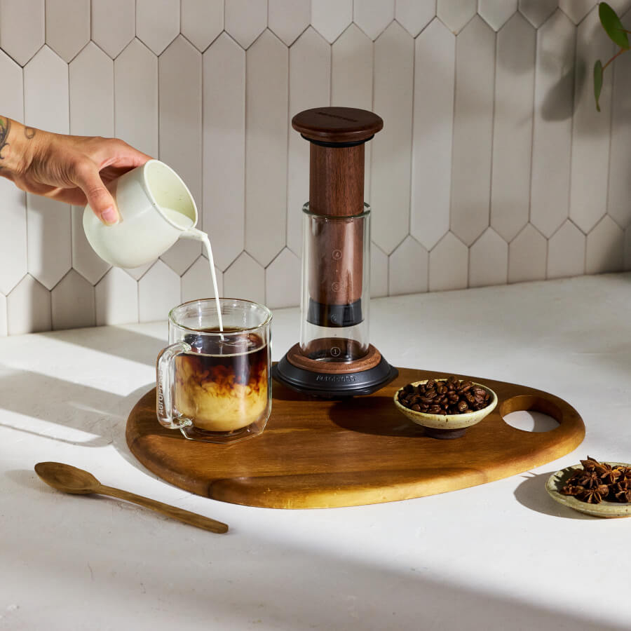 AeroPress Coffee Maker - Premium Walnut — view 9