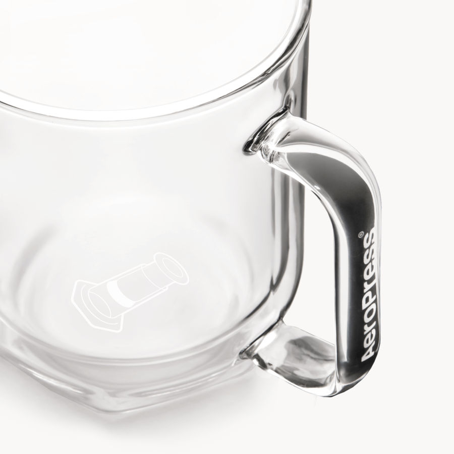 AeroPress Double Wall Glass Coffee Mug - 2 Pack — view 6