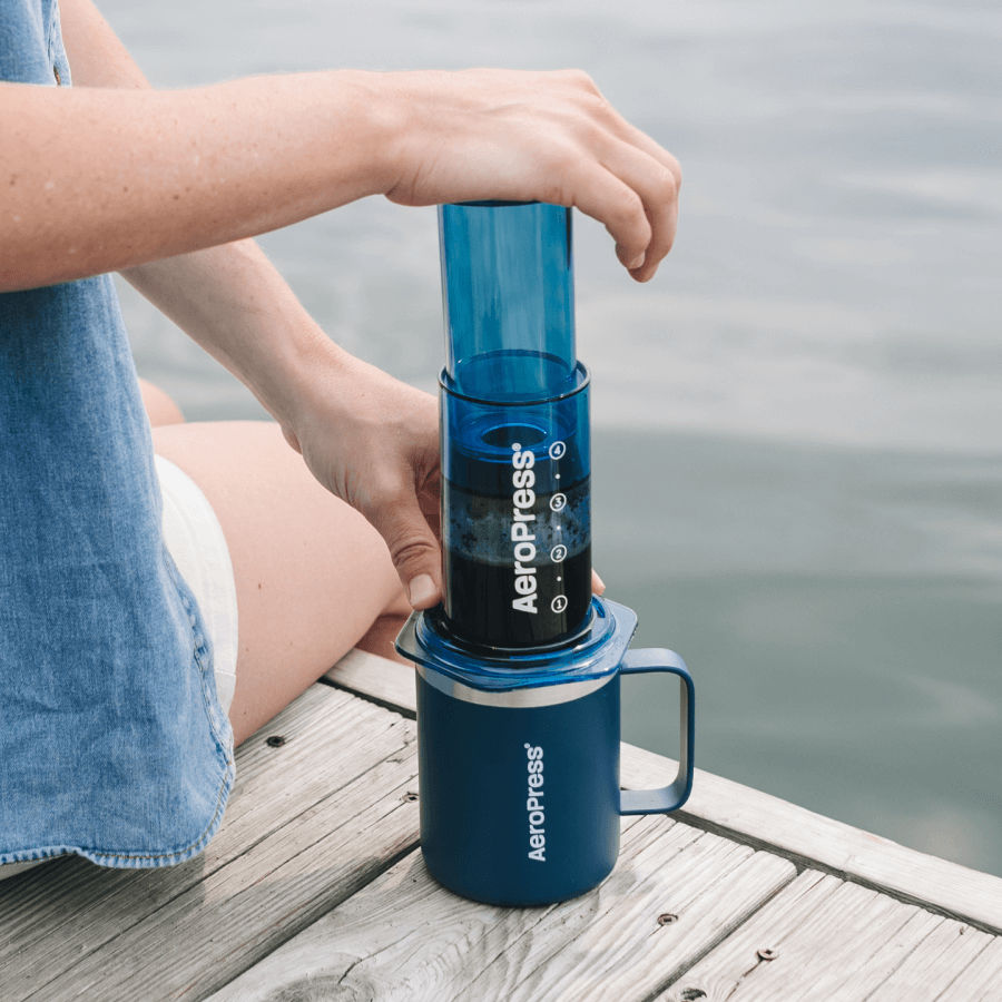 AeroPress Travel Coffee Mug - Stainless Steel — view 4