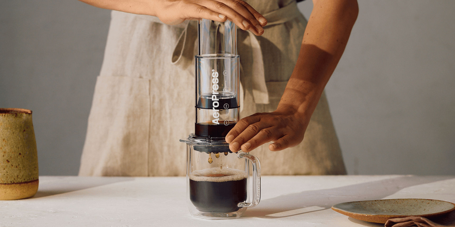 AeroPress 3 in 1 brew technology