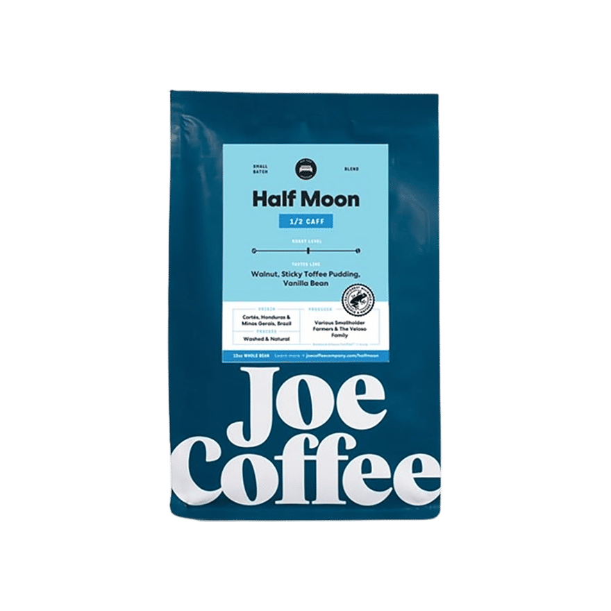 Half Moon Half Caff 12 oz