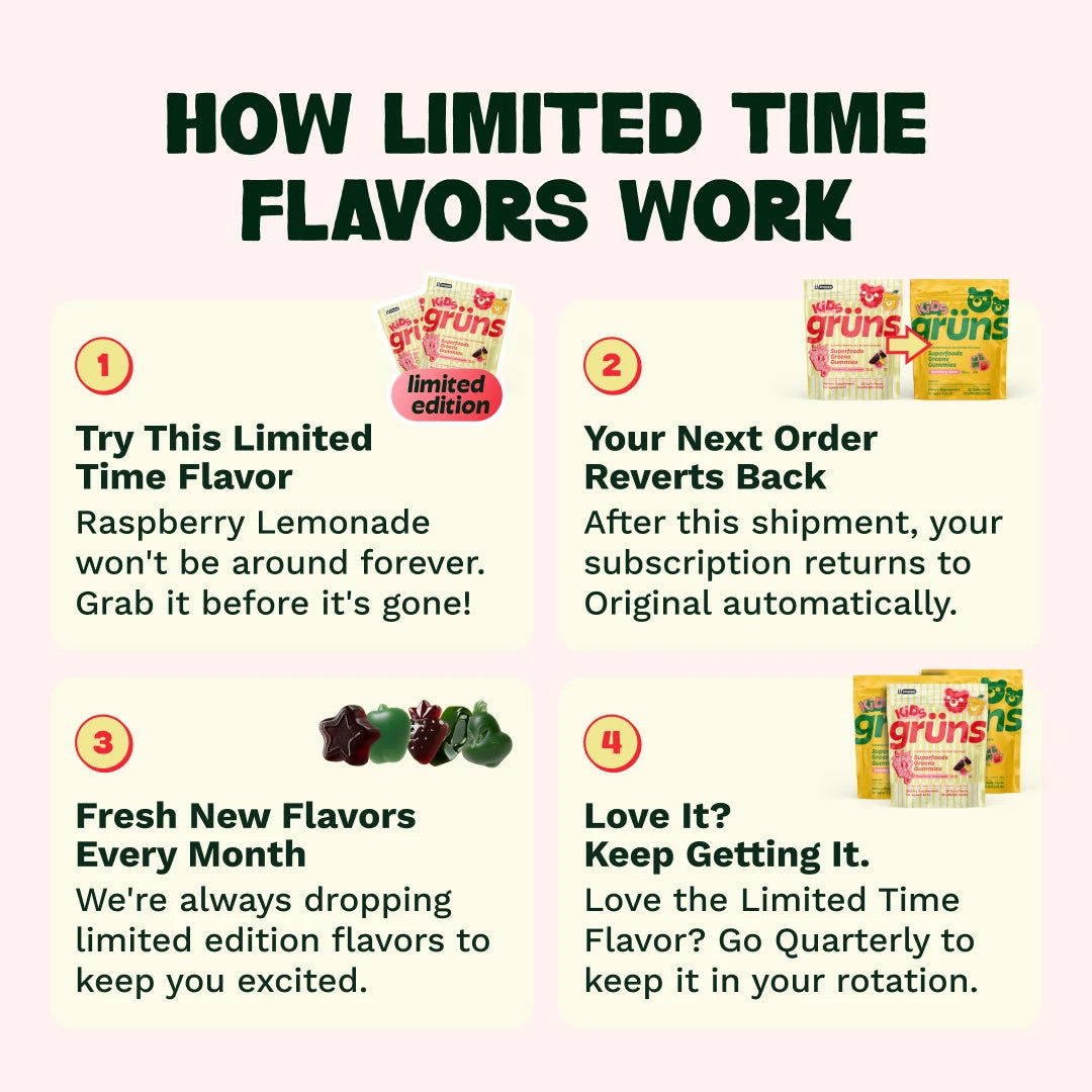Grüns Kids Raspberry Lemonade — view 2