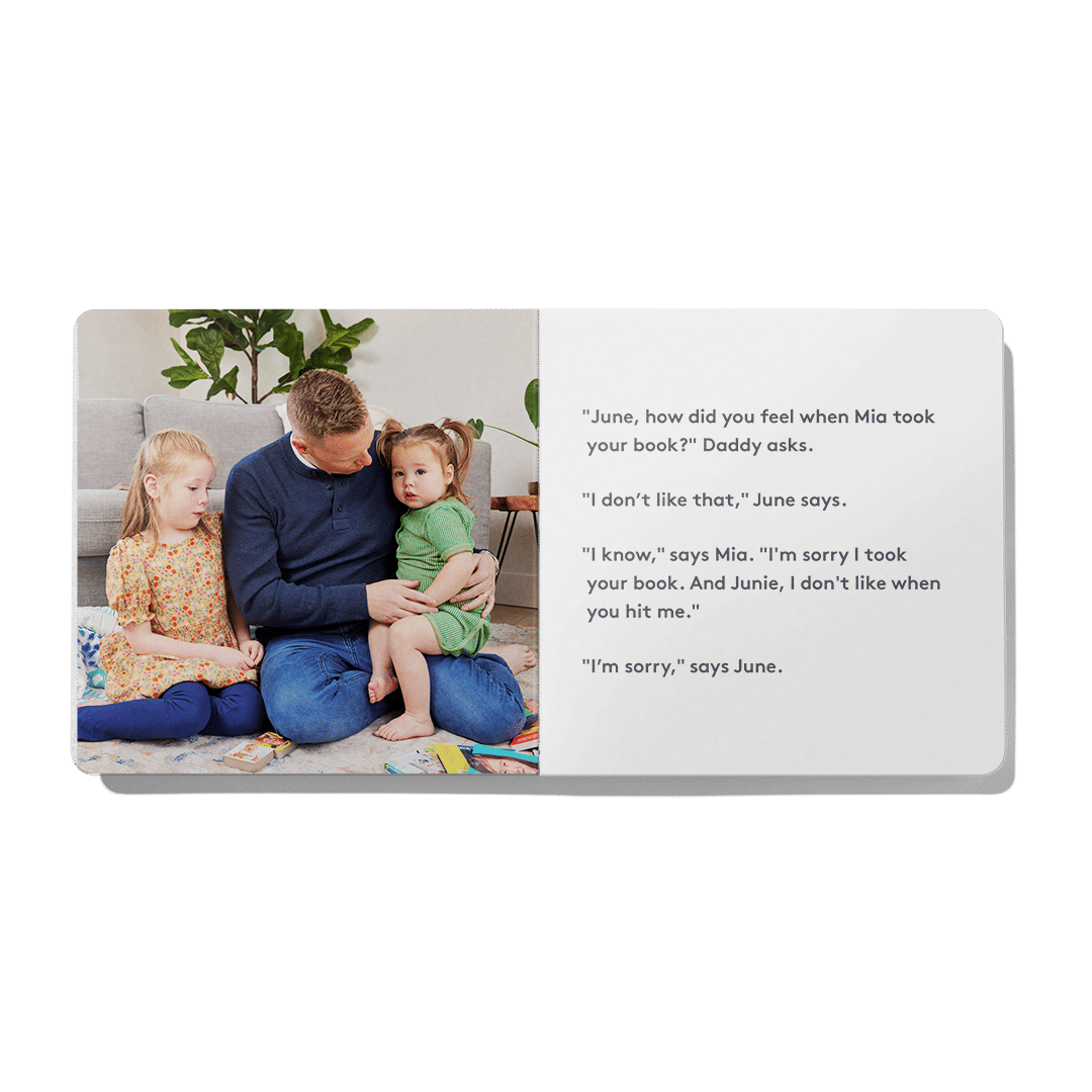 'Hitting Hurts' Board Book — view 5