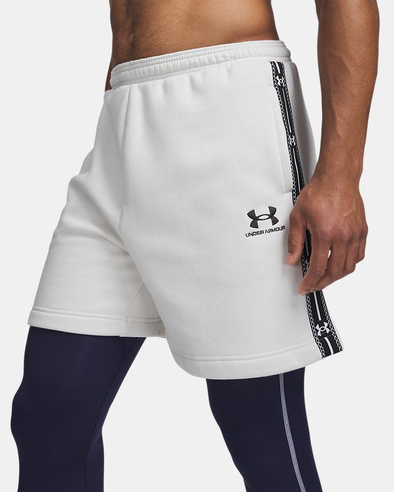 UA Icon Fleece Taped Men's Shorts — view 9