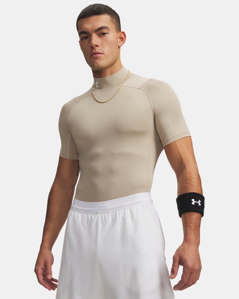 HeatGear® Compression Men's Mock Short Sleeve — view 17