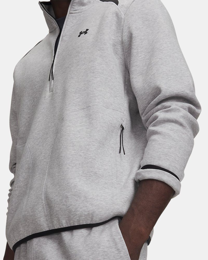 UA Unstoppable Fleece Men's ½ Zip — view 6