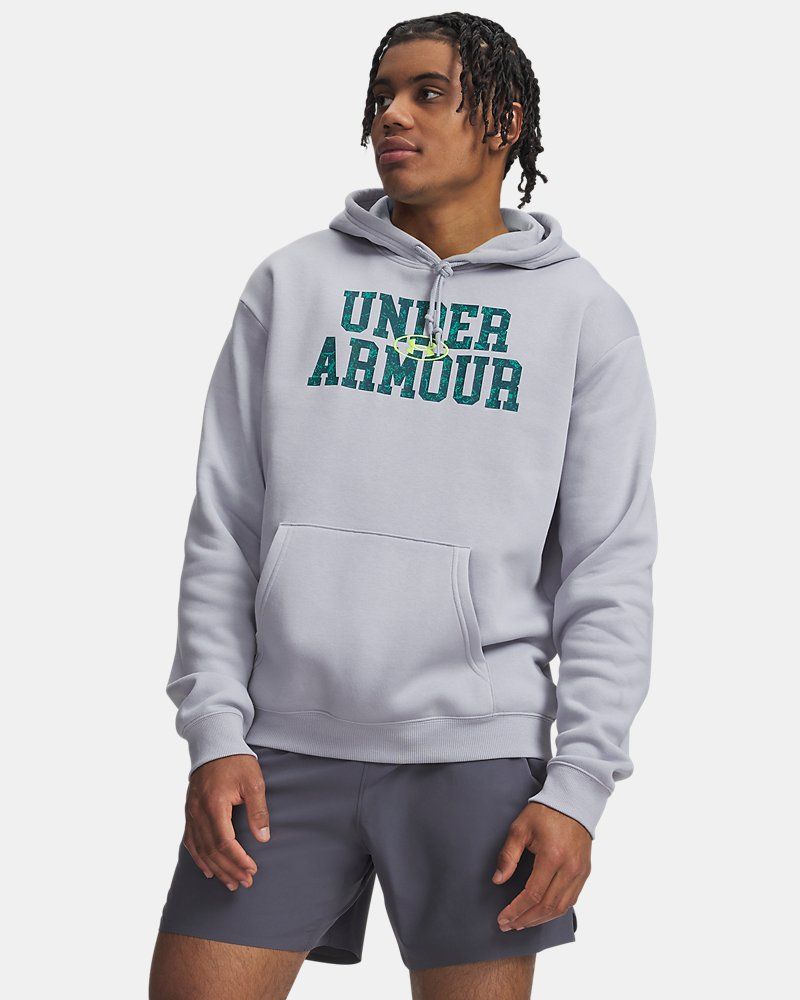 UA Rival Fleece Camo Fill Men's Hoodie — view 4