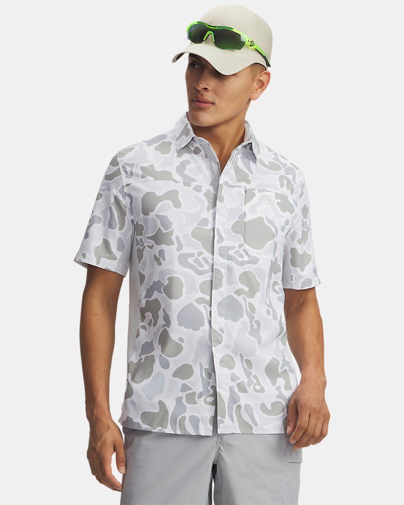 UA Fish Pro Hybrid Printed Men's Short Sleeve