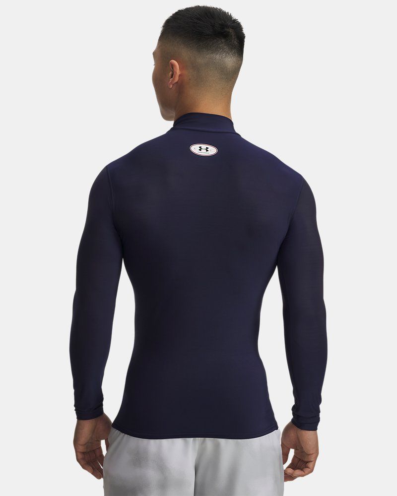 HeatGear® OG Compression Men's Mock Long Sleeve — view 9