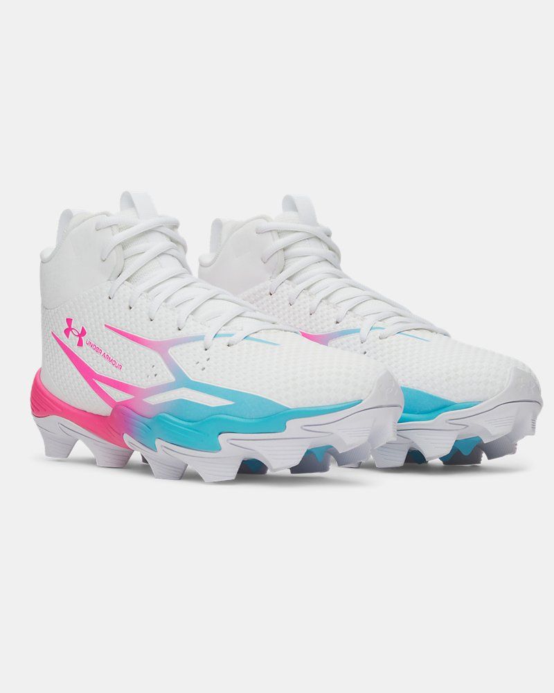 UA Spotlight Hammer Football Cleats — view 4