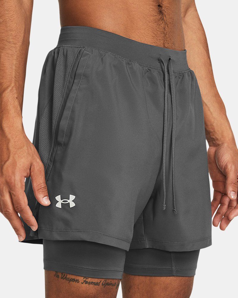 UA Launch Men's 2-in-1 5" Shorts — view 11