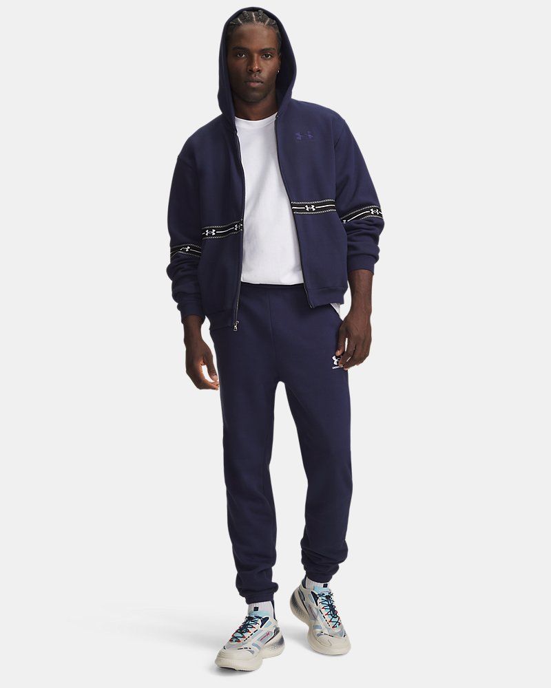 UA Icon Fleece Taped Men's Joggers — view 3
