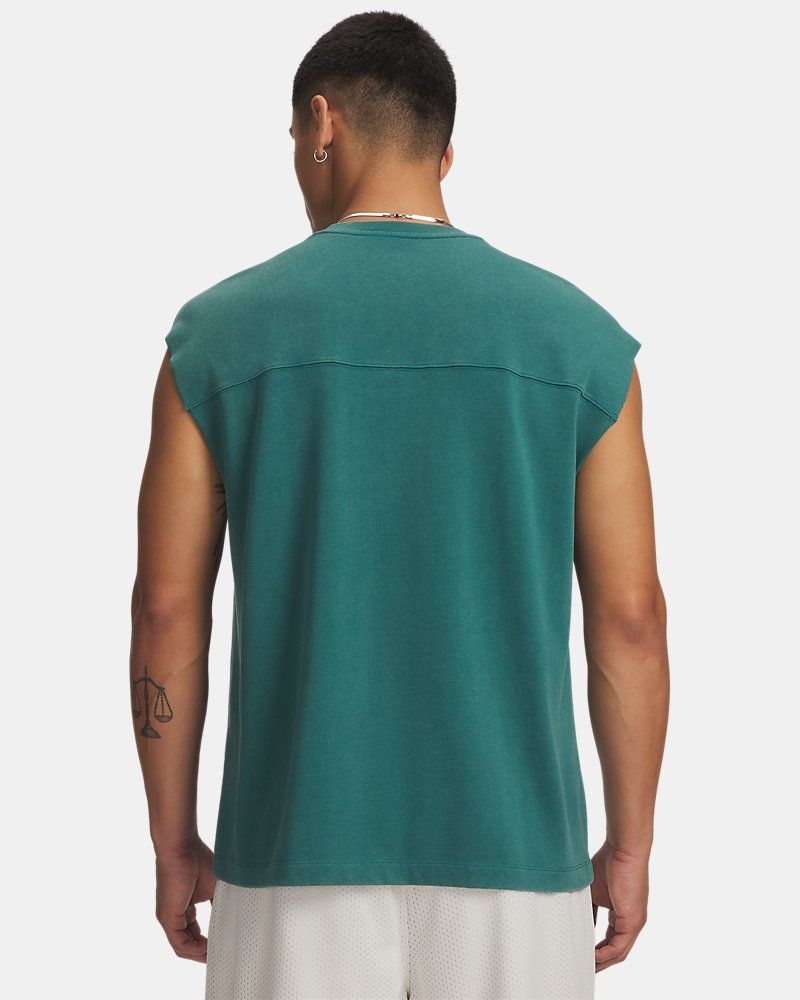 UA Icon Heavyweight Cotton Men's Tank — view 32