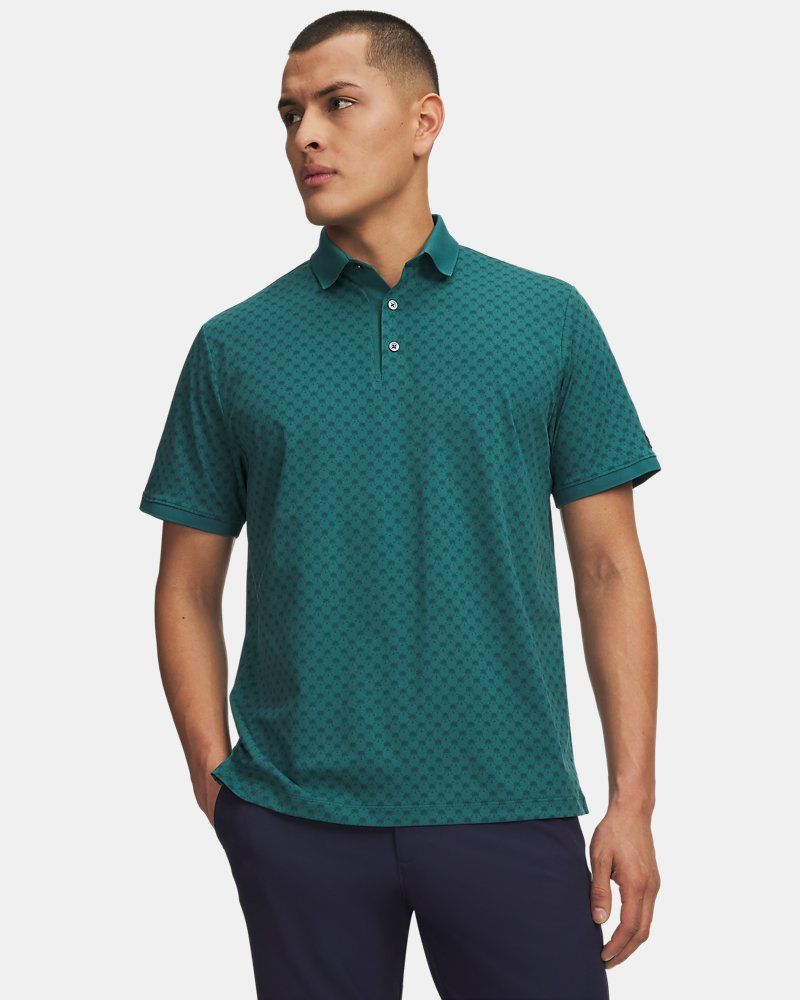 UA ArmourDry Print Rib Men's Polo — view 7