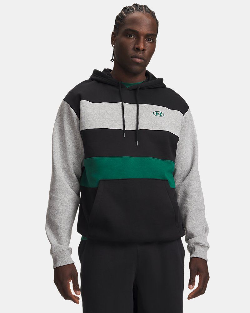 UA Rival Fleece Striped Men's Hoodie